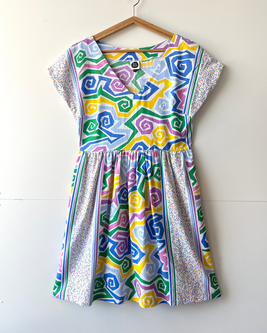 Lucy Dress Vintage Sprials 6