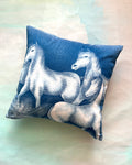 Cushion Vintage Horses #2 SINGLE