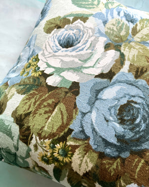 Cushion Vintage Sanderson Roses PAIR