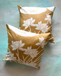 Cushion Vintage Lotus PAIR