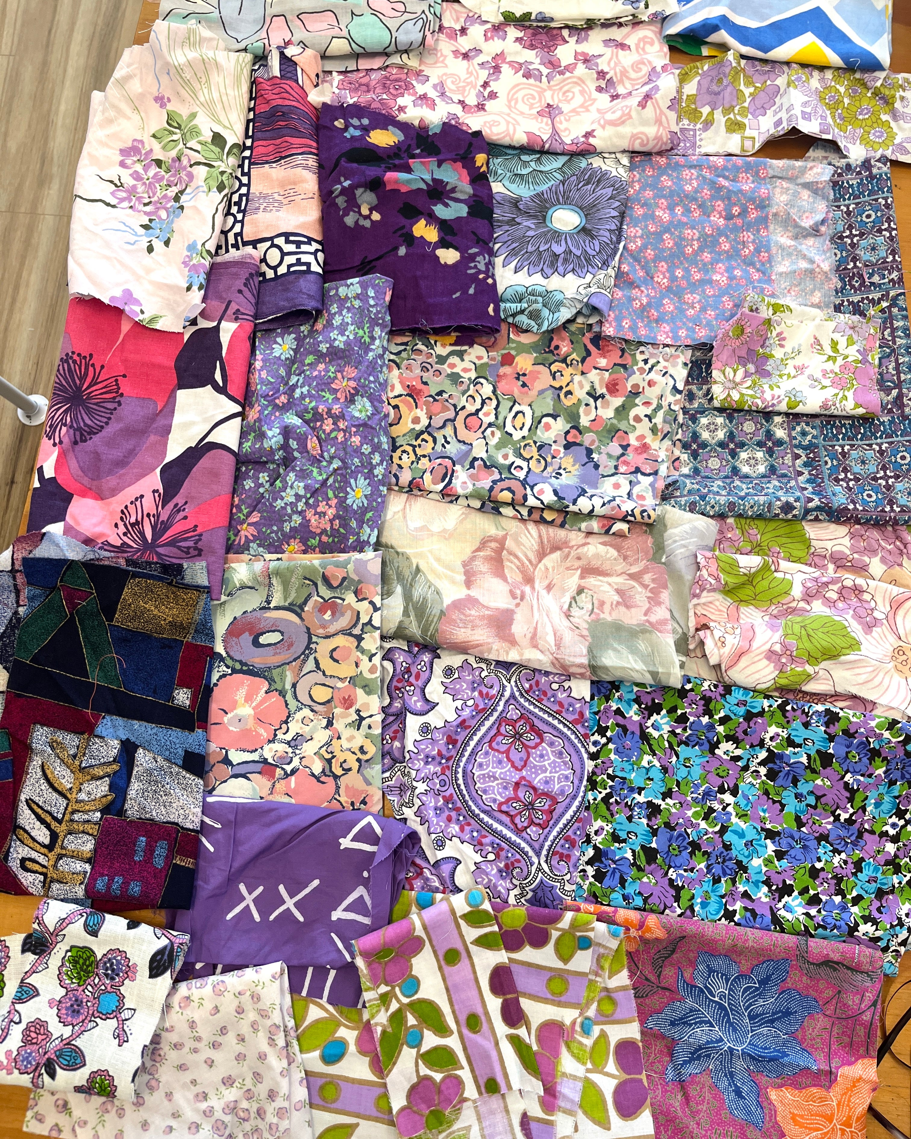 Fabric Scrap Packs PURPLE