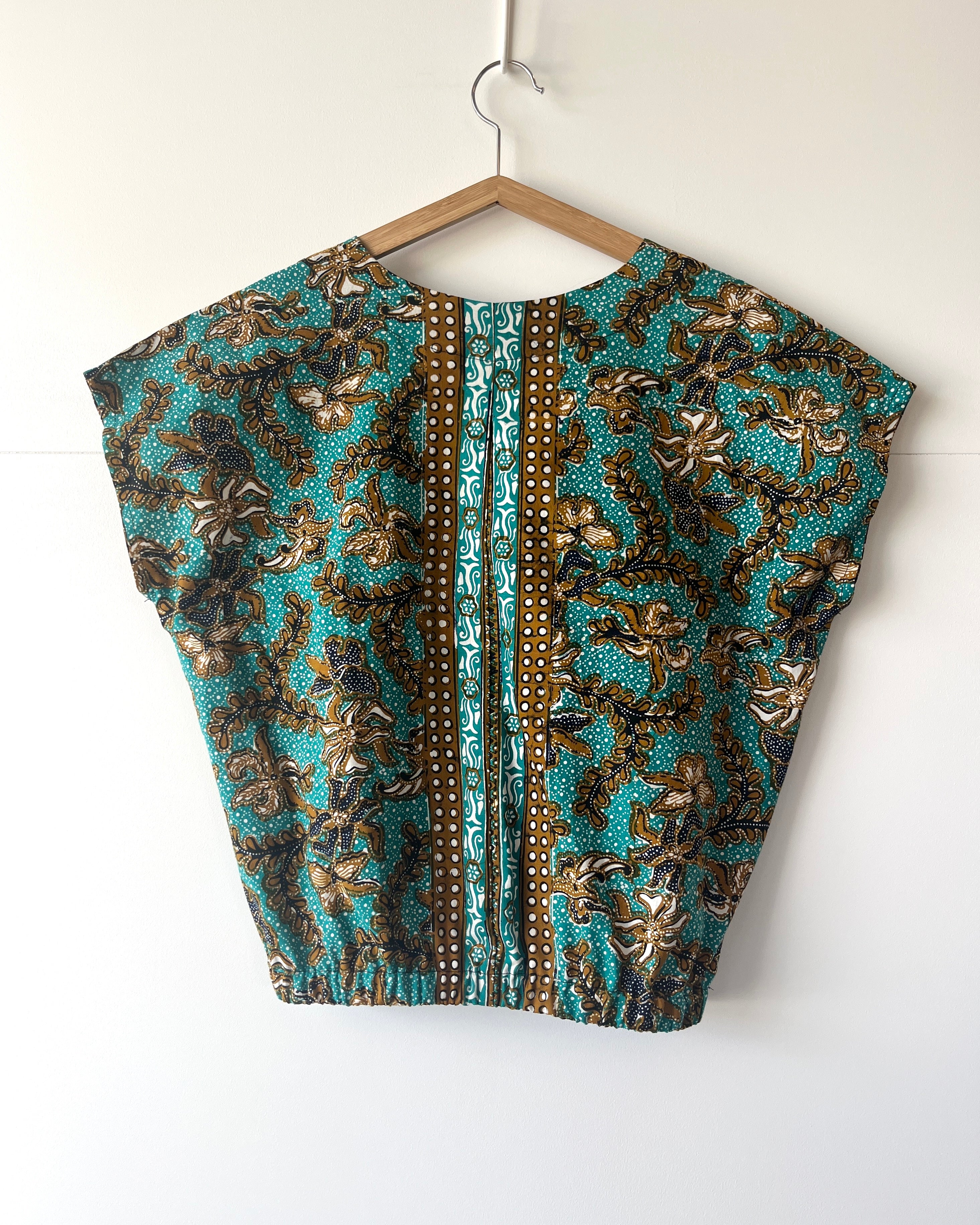 Kite Top Vintage Batik Deep Aqua 8
