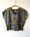 Kite Top Vintage Batik Blue Prayer 10