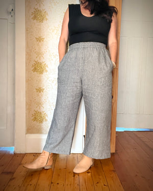 Kimmy Pants Black & White Check LOW STOCK