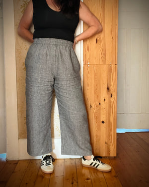 Kimmy Pants Black & White Check LOW STOCK