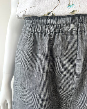 Kimmy Pants Black & White Check LOW STOCK