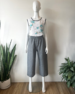 Kimmy Pants Black & White Check LOW STOCK