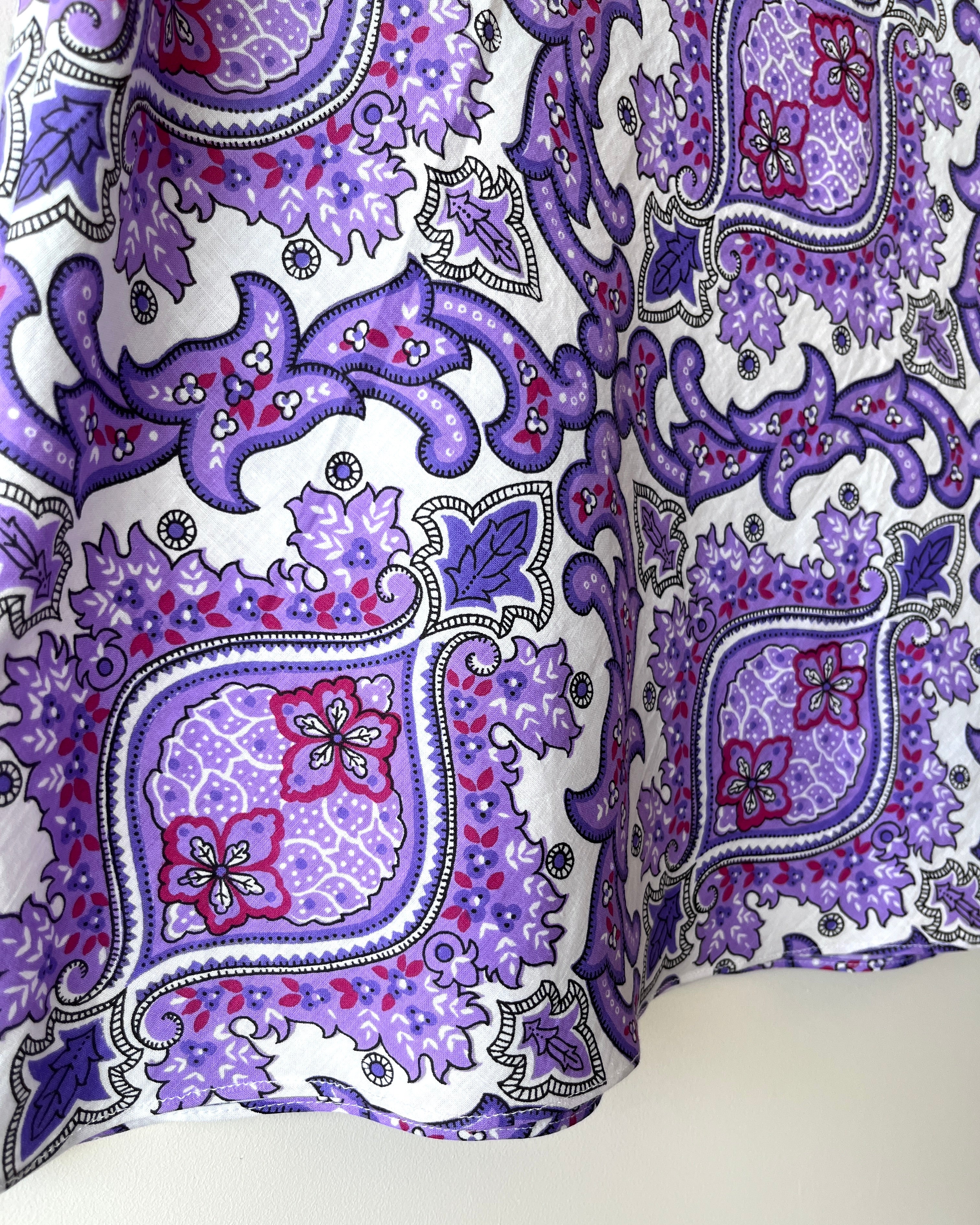 Betsy Bias Skirt Vintage Purple Baroque 10, 12 – Rubyraisin