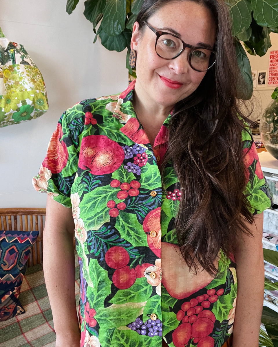 Verona Shirt Vintage Fruity Seersucker 12 – Rubyraisin