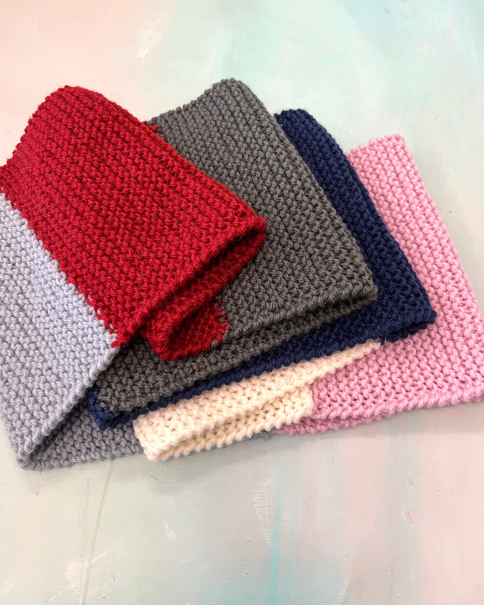 Hand Knitted Infinity Scarf Devonshire Tea – Rubyraisin