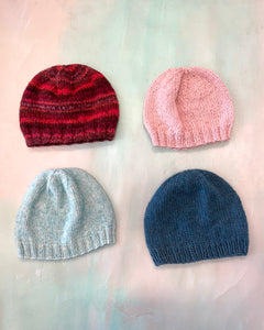 Hand Knitted Beanies Unicolour