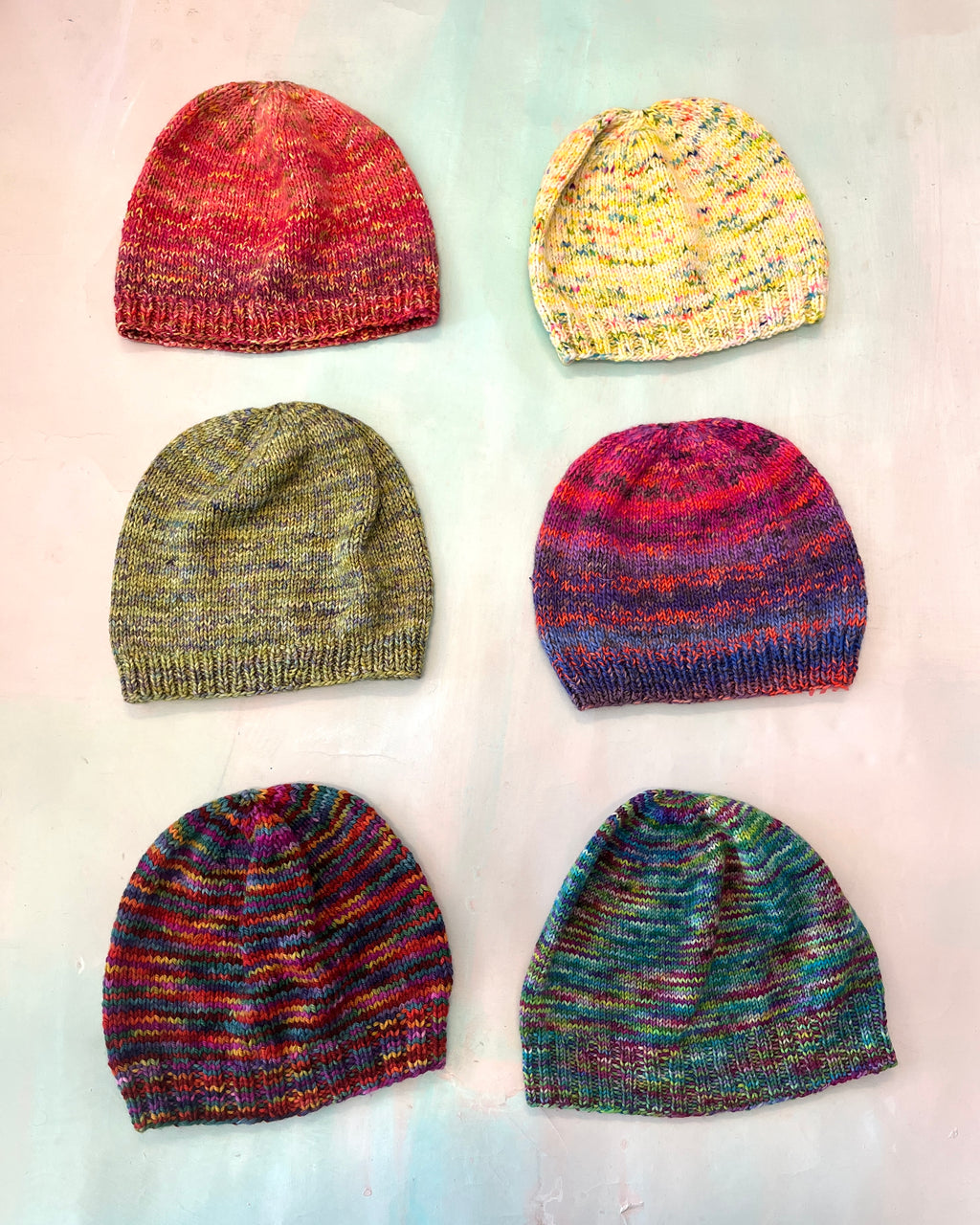 Hand Knitted Beanie Speckle