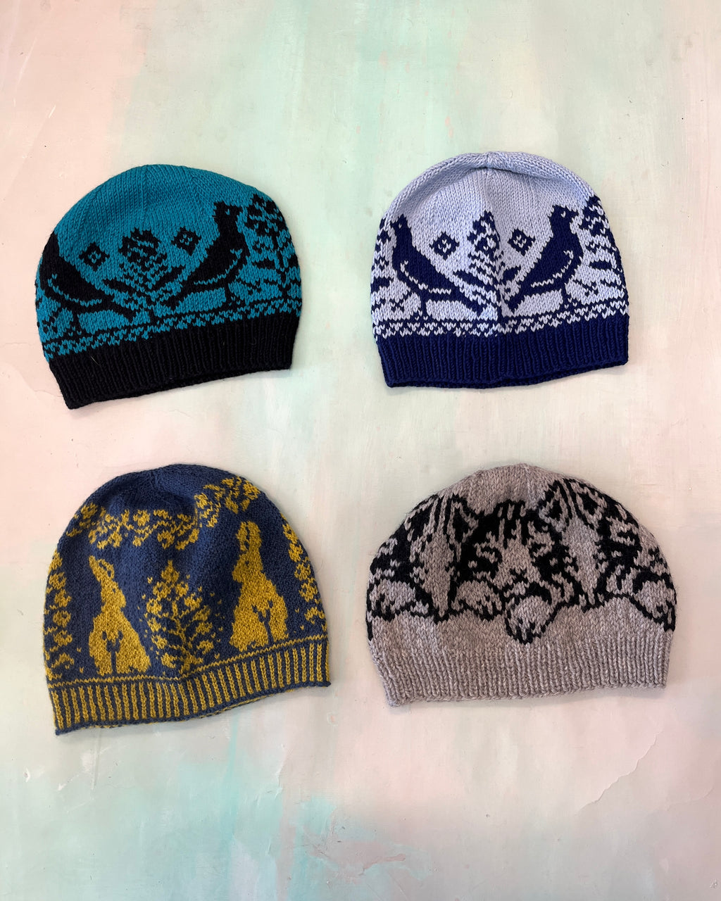 Hand Knitted Beanies Animals
