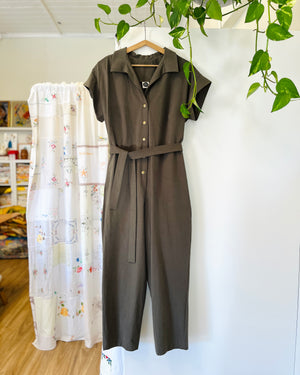 Cass Boiler Suit Eucalyptus Green