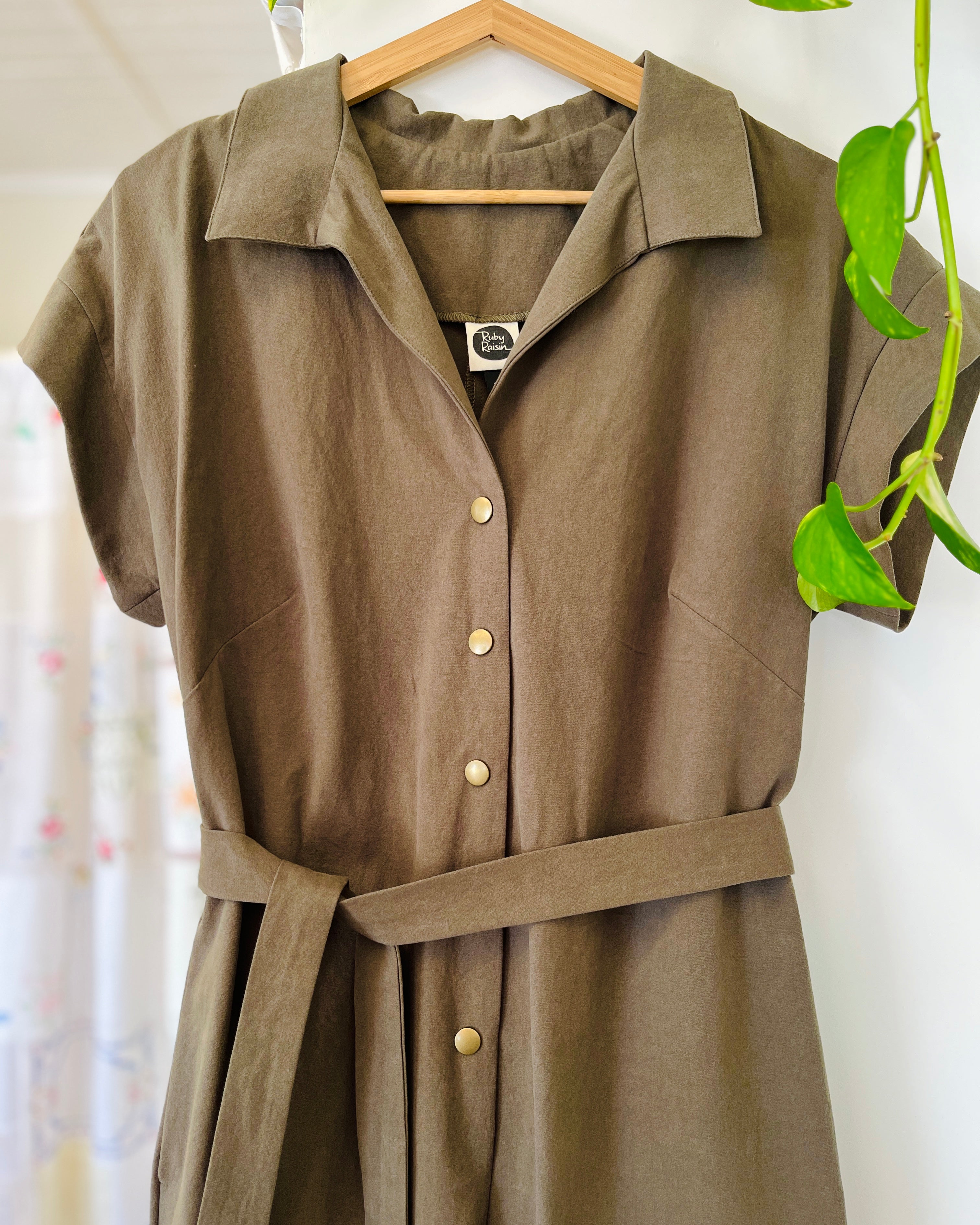 Cass Boiler Suit Eucalyptus Green
