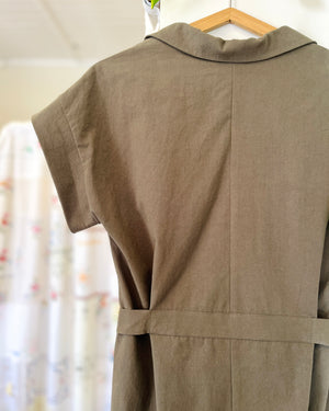 Cass Boiler Suit Eucalyptus Green