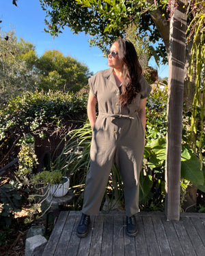 Cass Boiler Suit Eucalyptus Green
