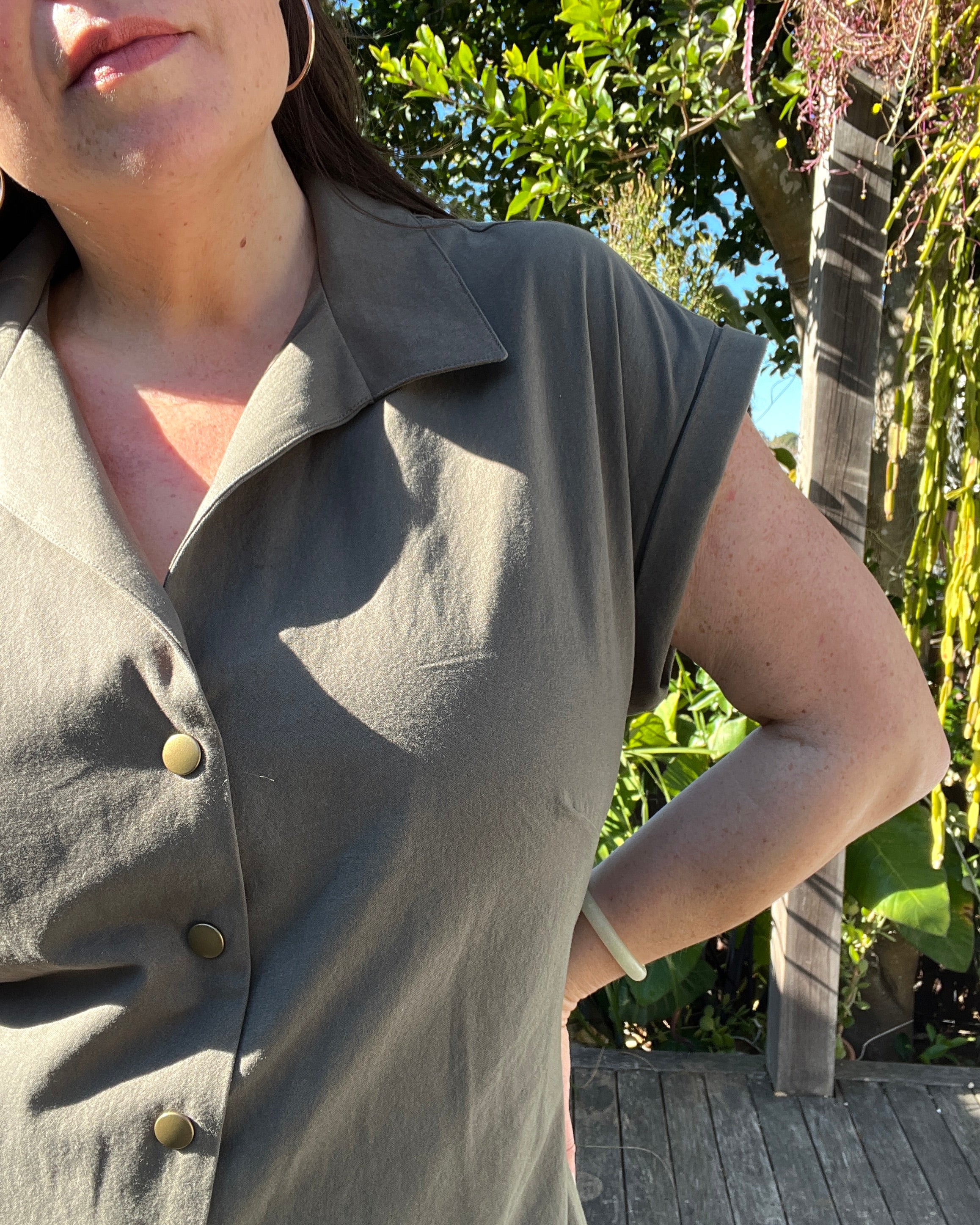 Cass Boiler Suit Eucalyptus Green