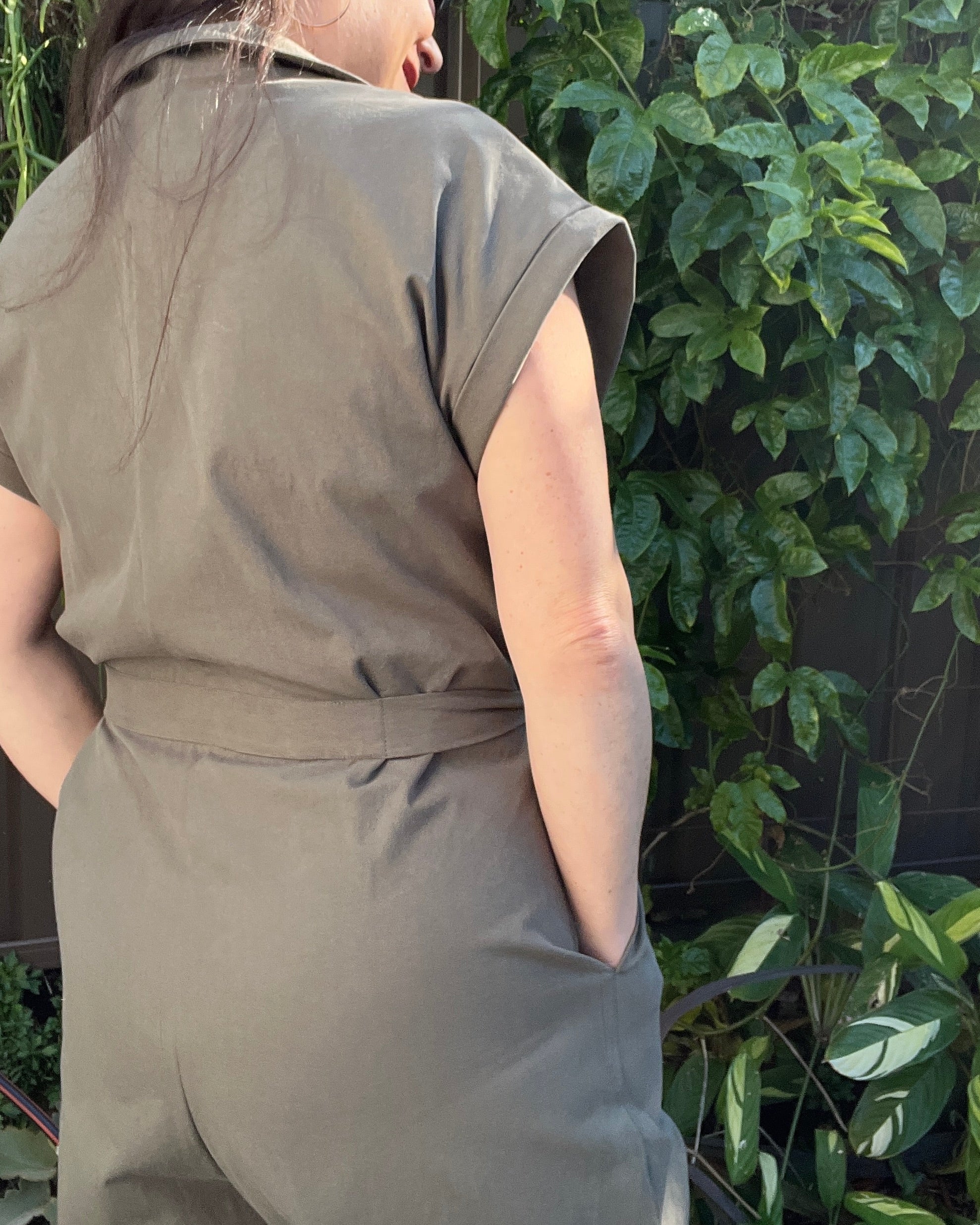 Cass Boiler Suit Eucalyptus Green