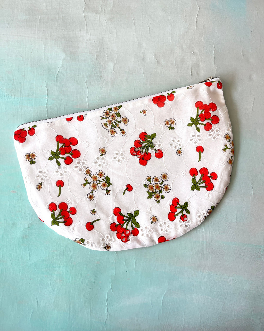 Crescent Purse Vintage Cherries