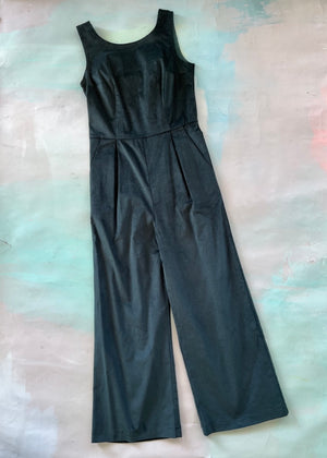 Stevie Jumpsuit Forest Green Corduroy