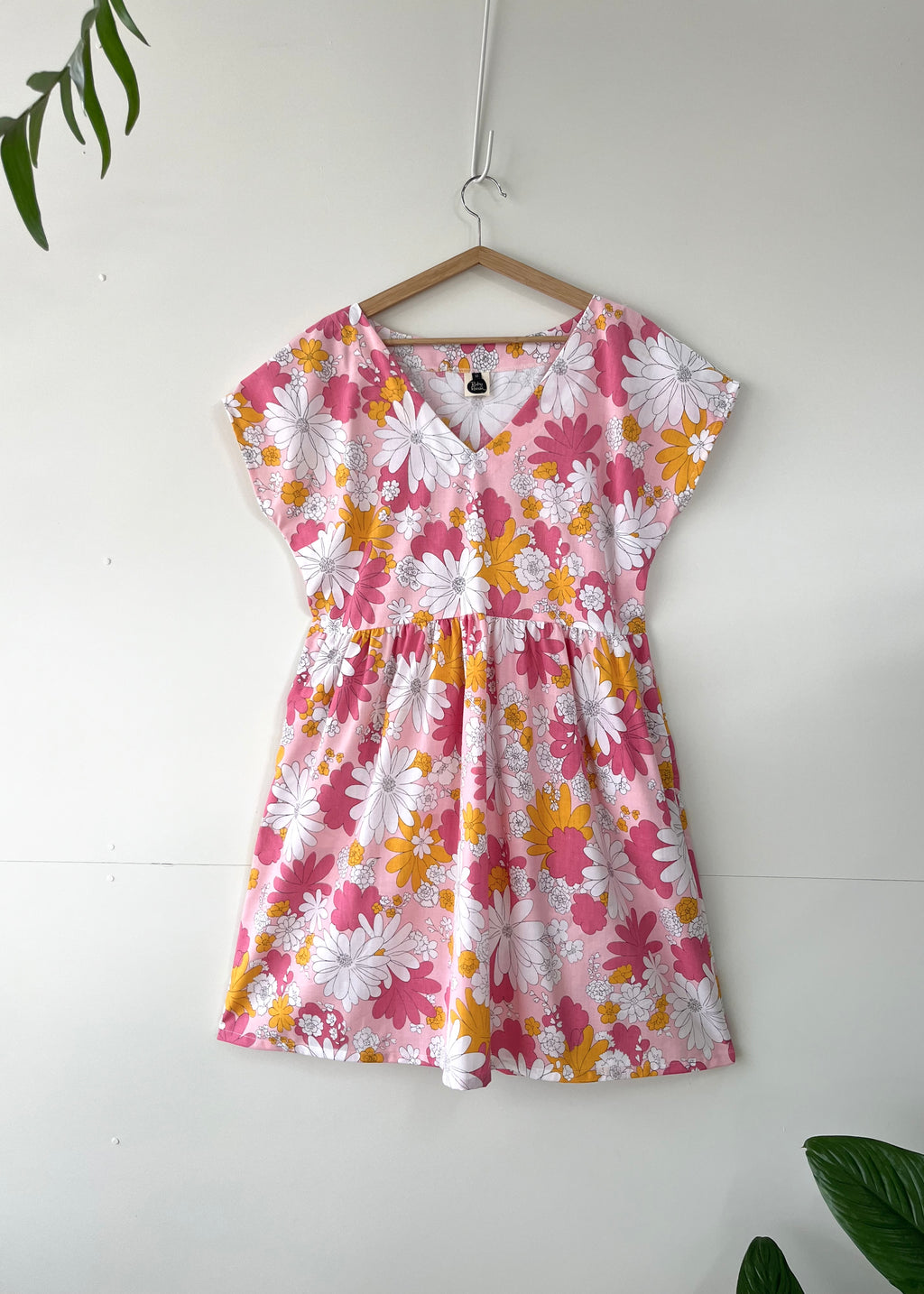 Lucy Dress Vintage Pink Flower Power 18