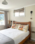 Patchwork Pillowcase Magpies Orange PAIR