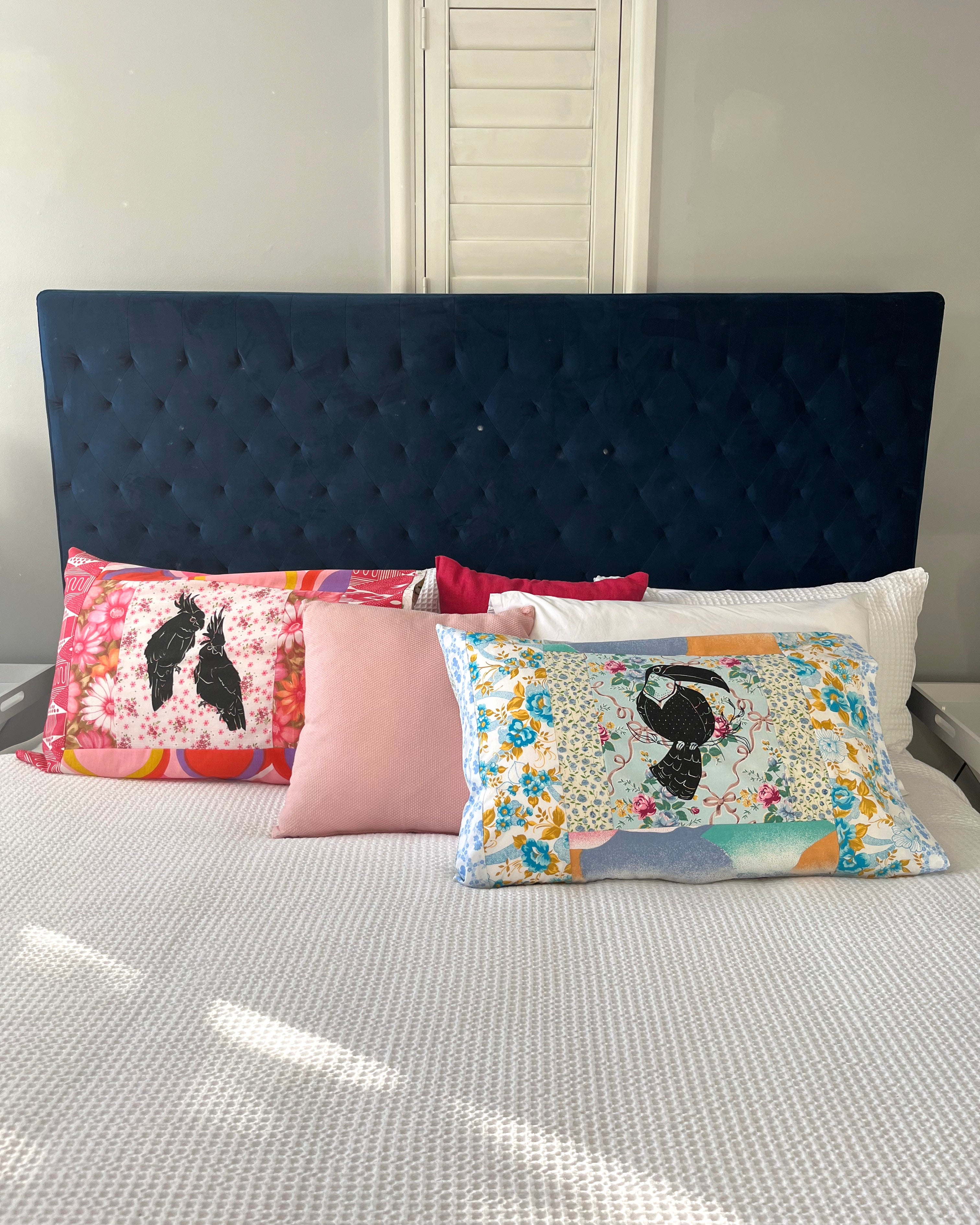 Patchwork Pillowcase Toucan