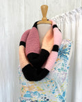 Hand Knitted Infinity Scarf Liquorice All Sorts #4