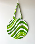 Full Moon Bag Vintage Green Swirl