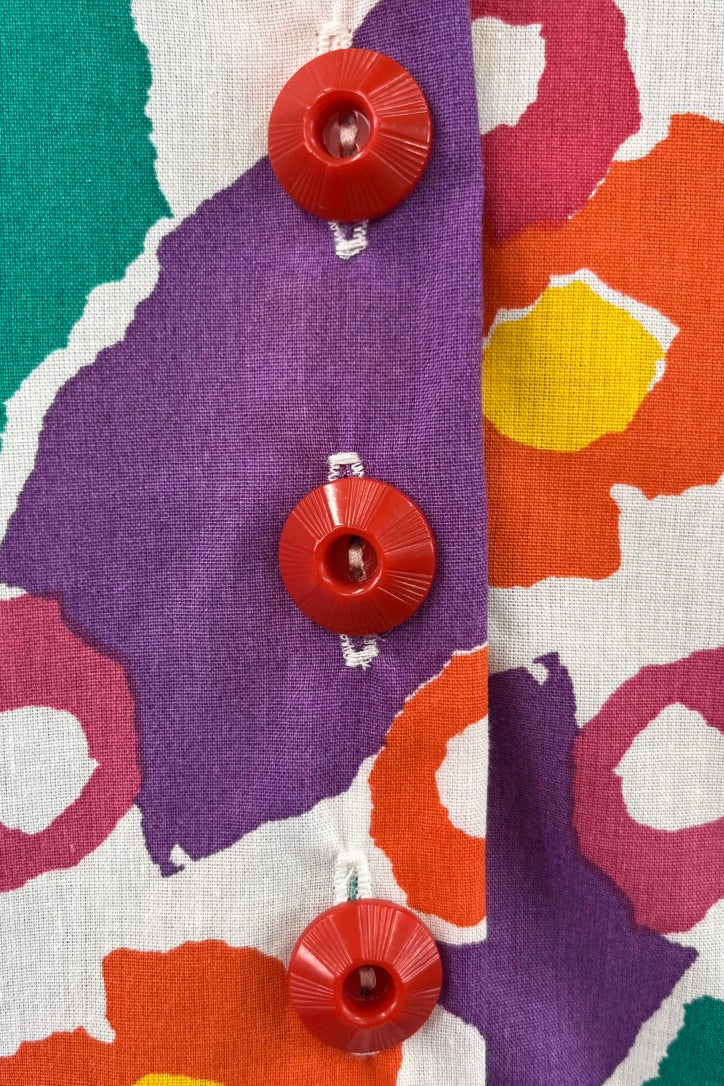 Button Liesl Dress Vintage Colour Collage 6